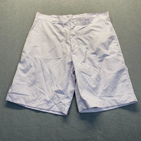 Callaway Shorts Mens Size 36 Pink/Blue/White Striped 10" Inseam Golf Pro,Pockets - Picture 1 of 8
